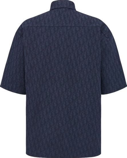 dior oblique denim shirt